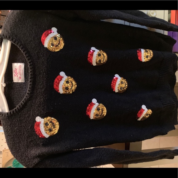 Justice Santa Emoji Sweater - Picture 2 of 5